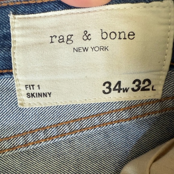 Rag & Bone Fit 1 Skinny jeans • Men’s 34x32 - Picture 4 of 7